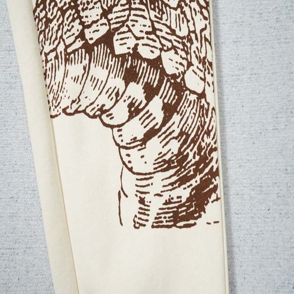 RIVINGTON ROI REBIS Python Print Cream Harem Pants - Picture 4 of 15